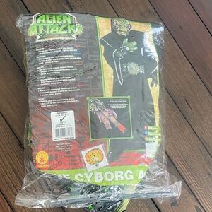 Rubie's Alien Attack Cyborg Costume - Black and Green